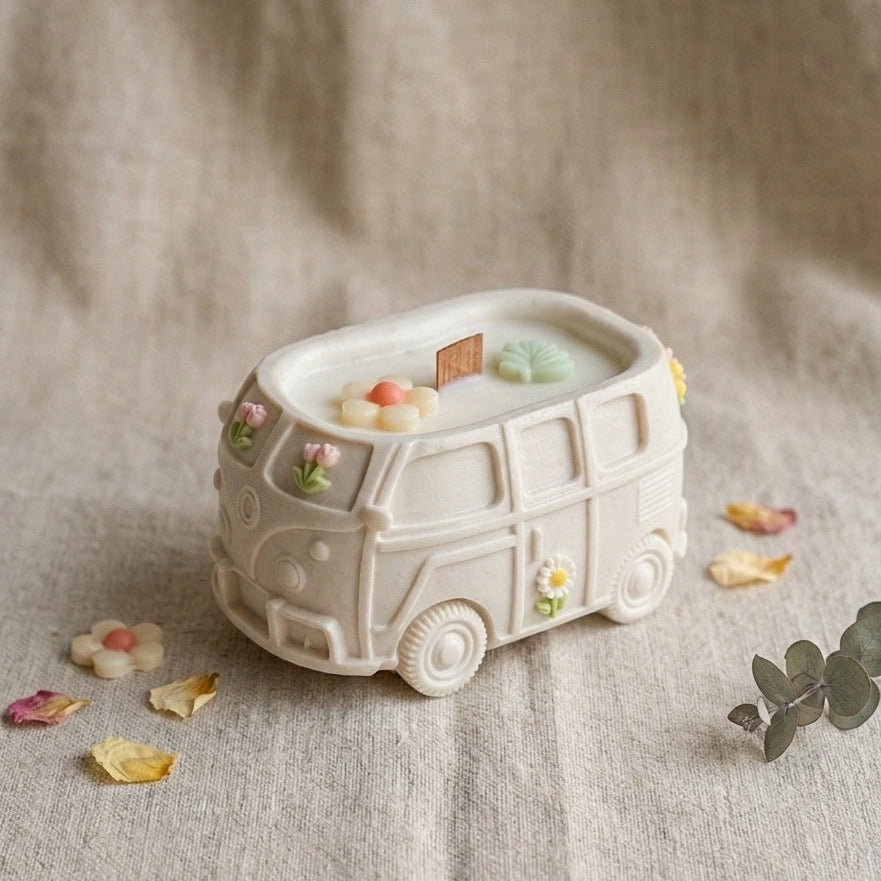 ❥ Vela "Flower Trip" 🚐 🌸