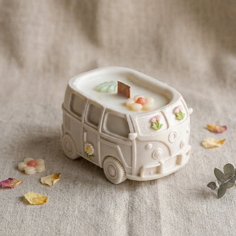 ❥ Vela "Flower Trip" 🚐 🌸