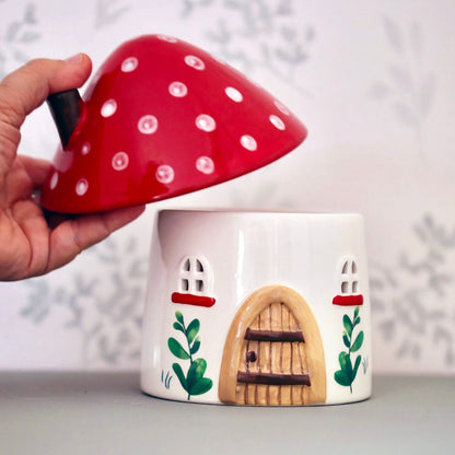 ❥ ¡ NOVEDAD! Quemador de esencias "Mushroom house" 🍄 - Edición limitada -