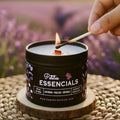 ❥ Vela relajación, base lavanda y Melisa 🌱 (con aceites esenciales de grado terapéutico)