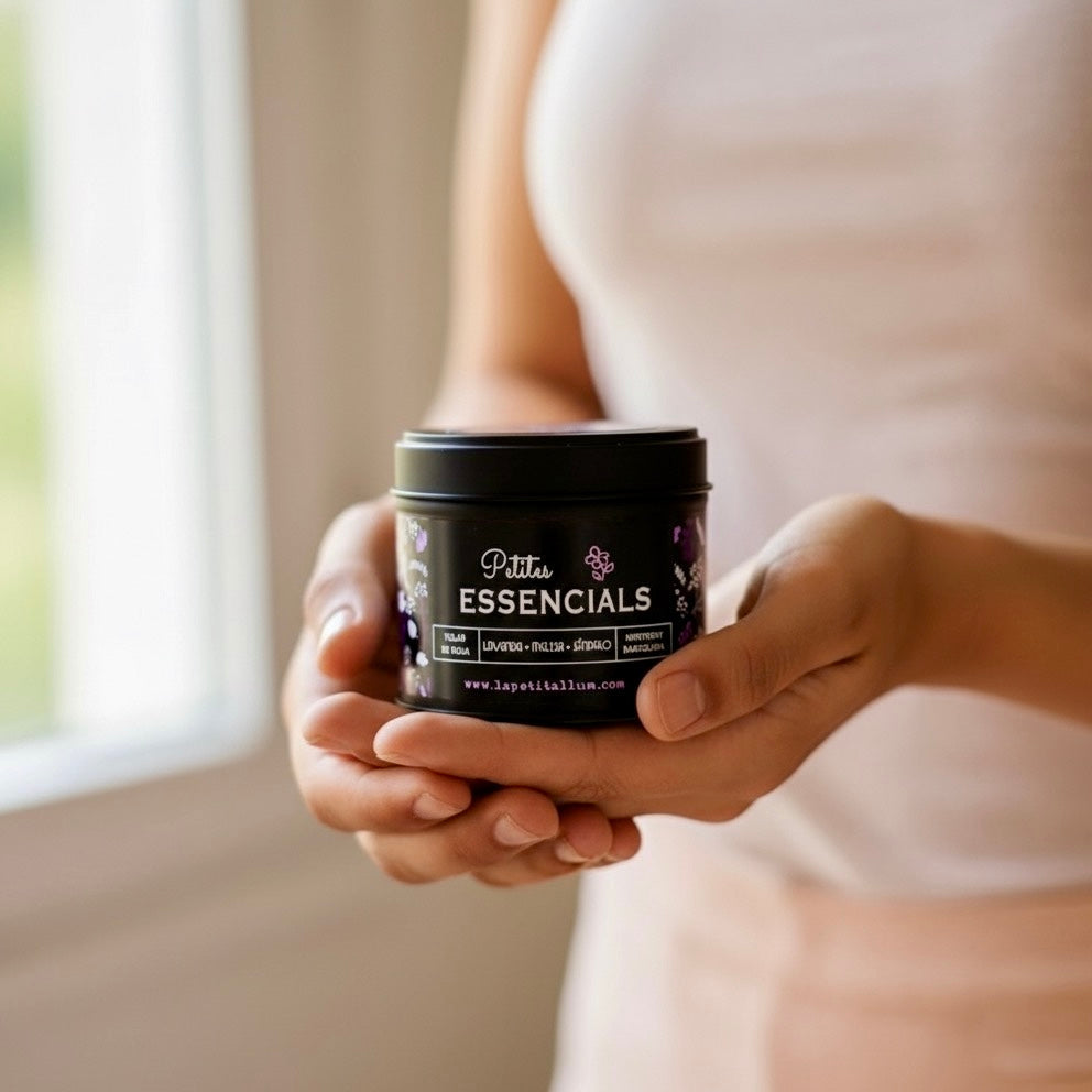 ❥ Vela relajación, base lavanda y Melisa 🌱 (con aceites esenciales de grado terapéutico)