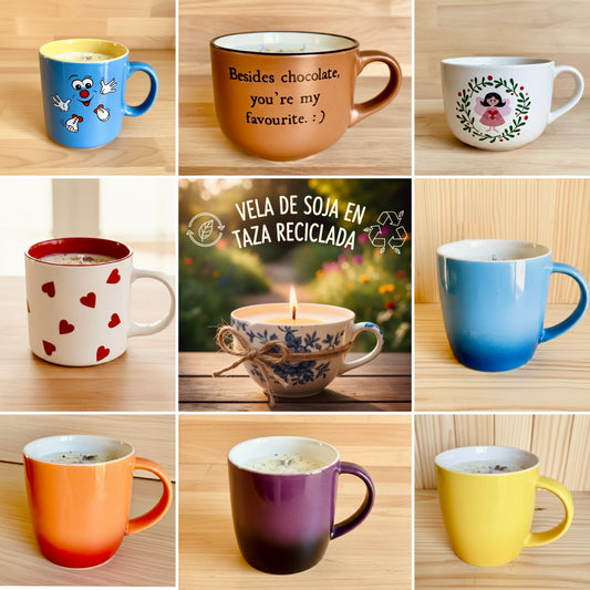 ❥ Una vela, una taza, una nueva historia, una segunda oportunidad. ♻️