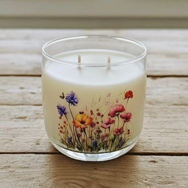❥ Vela soja, aroma: Frutal | Flor de azahar | Limón & lavanda