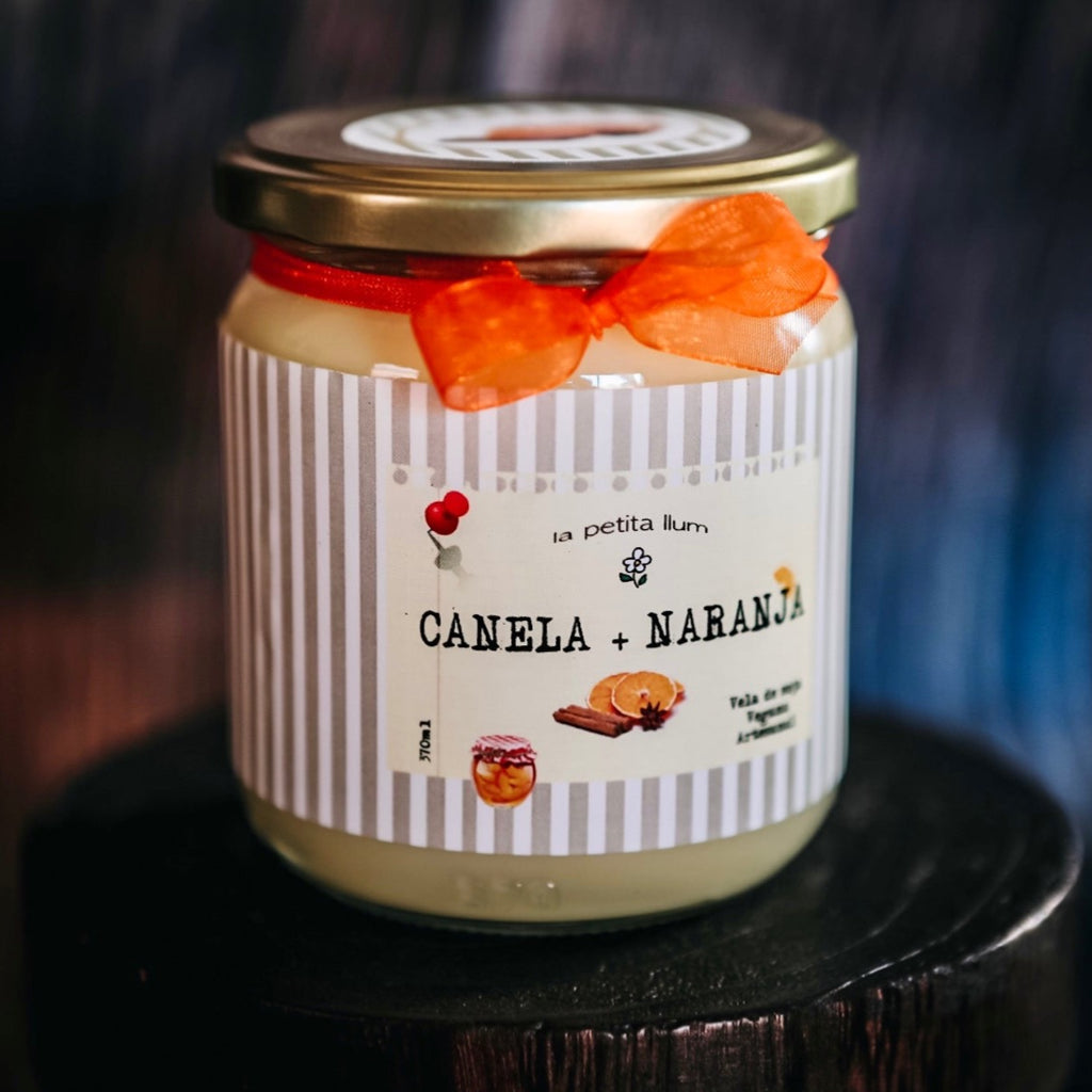 ❥ Vela aroma "Canela y Naranja"