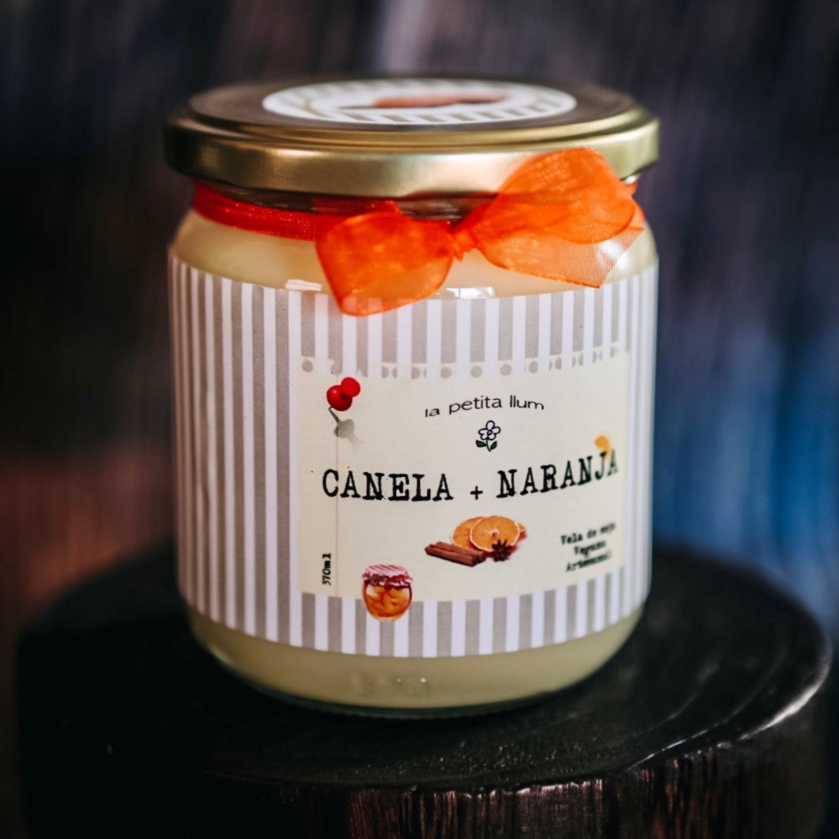 ❥ Vela aroma "Canela y Naranja"