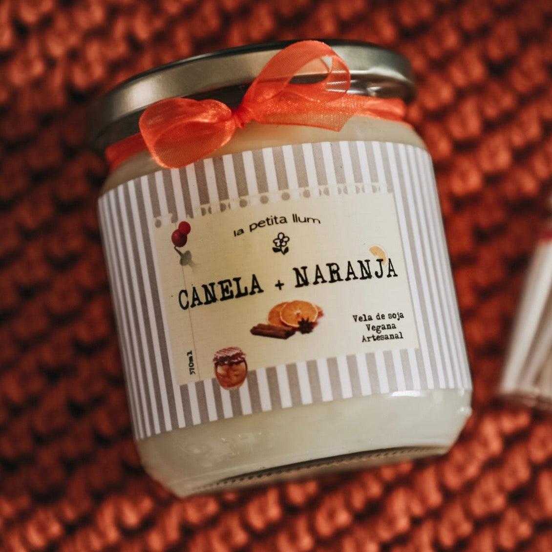 ❥ Vela aroma "Canela y Naranja"