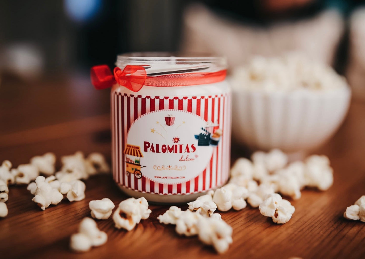 ❥ Bougie parfumée "Popcorn" 🍿